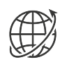 Airplane _ hotel building icon